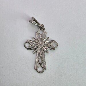 Sterling‎ Silver Christian Cross Pendant light